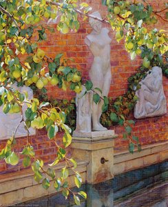 Estatua En El Jardin