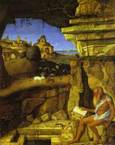 St. Jerome Reading — Giovanni Bellini