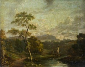 View Of Cavehill From The Lagan — Hugh Frazer