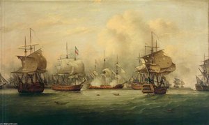 The Battle Of The Dogger Bank — Thomas Luny