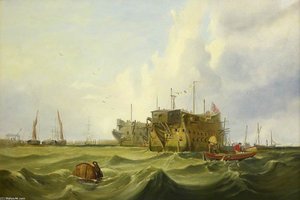 Prison Hulks And Other Shipping - — Clarkson Frederick Stanfield