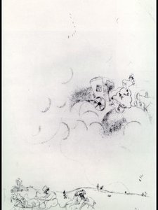 Tchitchikov's Dreams — Марк Шагал, Cubist Expressionism
