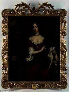 Portrait Of Mary Of Modena , Second Wife Of James Ii — Willem Wissing