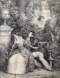 La Déclaration D'amour — Achille Jacques Jean Marie Devéria