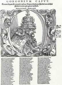 Gorgoneum Caput Seemonster — Tobias Stimmer