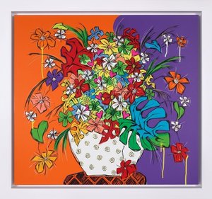 Chromatic Equilibrium: A Singular Study Of Vibrant Botanicals And Split Horizon Splendor — Caroline Pelletier