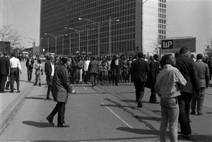 A Peaceful March Begins In Mourning Of Dr. Martin Luther King, Jr. — Charles Martin Hardie