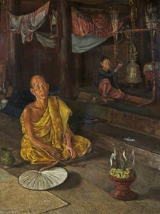 A Burmese Priest The Call to Prayer