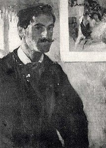 Alfred Henry Maurer (self Portrait), (painting) — Alfred Henry Maurer
