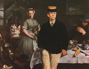 The Luncheon In The Studio — Édouard Manet