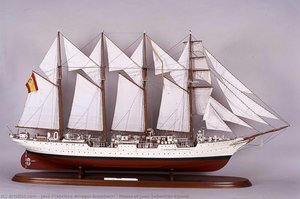 Model of Juan Sebastián Elcano