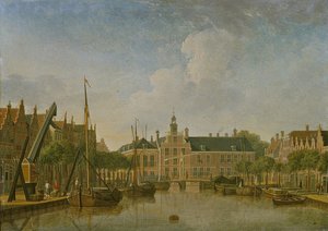 The Hague, The Bierkade And Groenewegje With A View On The Spui — Jan Ten Compe