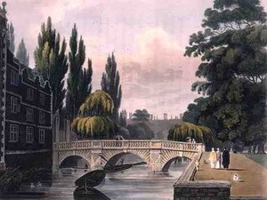 Exterior Of St. John's College From The Gardens — Frederick Mackenzie
