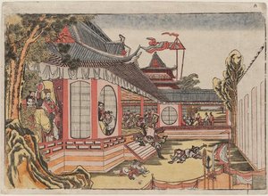 Fan Kuai Und Das Banchetto Am Hongmen — Katsushika Hokusai
