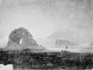 VUE DE TORGHATTEN ET DE L'EGLISE DE BRONOE (AUJOURD'HUI BRONNOY)