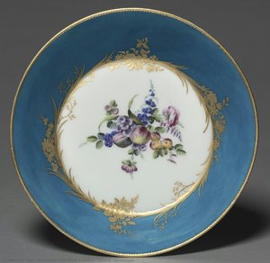 Saucer (soucoupe) — Vincennes Porcelain Factory, Rococo
