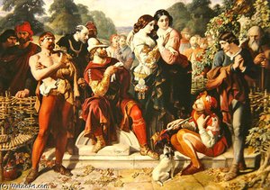 A Scene From 'as You Like It' — Daniel Maclise