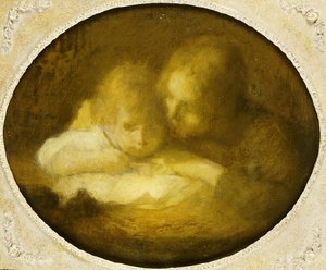 The Writing Lesson — Eugène Anatole Carrière