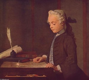 Boy With A Top — Jean-baptiste-siméon Chardin