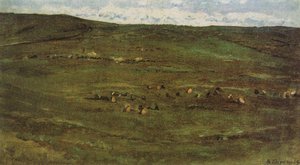A Herd Of Horses In Baraba Steppes — Vasily Ivanovich Surikov