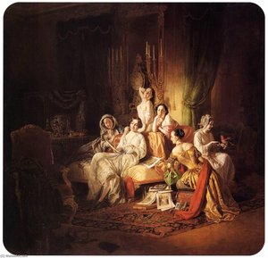 Young Maids After The Ball — József Borsos