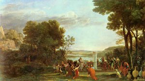 Landscape With The Adoration Of The Golden Calf — Claude Lorrain (claude Gellée)
