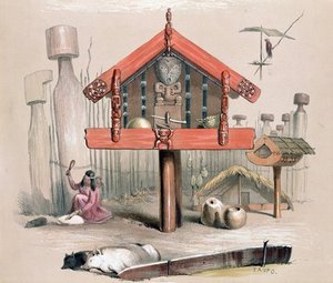 Rangihaeata's House — George French Angas