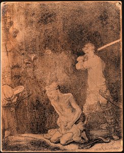 La Decapitación De Juan El Bautista — Rembrandt Van Rijn