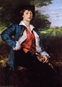 Miss L., Aka Isabella Lathrop — William Merritt Chase