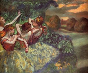 Four Dancers — Edgar Degas, Impressionism