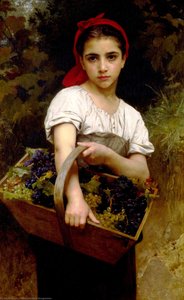 The Grape Picker — William-adolphe Bouguereau