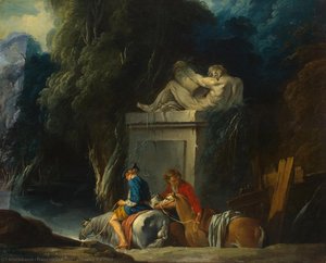 Die Furtüberquerung — François Boucher