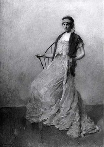 Iris, (painting) — Thomas Wilmer Dewing