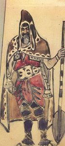 Viking Merchant (costume Design For The Opera ''sadko'') — Mikhail Vrubel