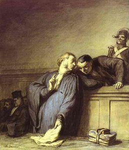 A Criminal Case — Honoré Daumier