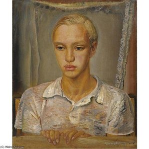Portrait Of The Artist's Son, Kirill — Boris Dmitrievich Grigoriev