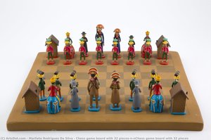 Chess Game Board With 32 Pieces\n\nchess Game Board With 32 Pieces — Marliete Rodrigues Da Silva