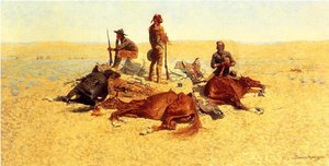 The Last Lull In The Fight (also Known As The Last Stand) — Frederic Remington
