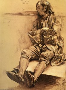 Sleeper — Adolph Von Menzel, Realism