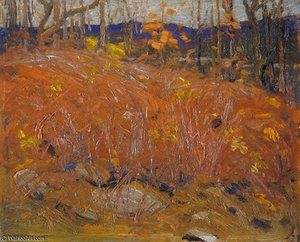 Brown Bushes, Late Autumn — Thomas Thompson