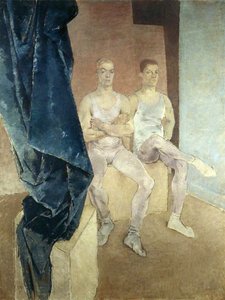 Acrobats Waiting To Rehearse — Glyn Warren Philpot