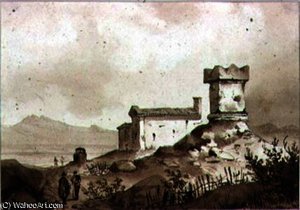 Italian Landscape With Ancient Roman Sarcophagus — Sir Augustus Wall Callcott