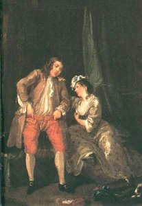 Before The Seduction And After — William Hogarth, Rococo