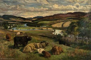 The Tay At Logierait — Joseph Denovan Adam