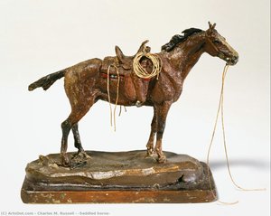 [saddled Horse] — Charles Marion Russell