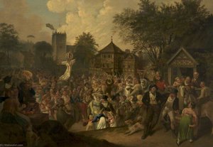 Eccles Wakes Fair, 1822 — Joseph Parry