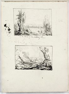 Study, Two Landscape — Thomas Cole