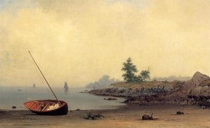 The Stranded Boat — Martin Johnson Heade, Luminism