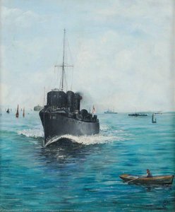 Hmtb No.110 Entering Portsmouth Harbour — Poignard