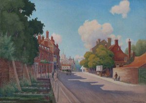 Carshalton High Street, Surrey, Looking West